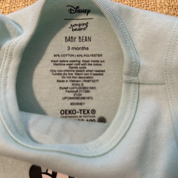 Mickey Mouse onesie size 3 months NWT - Picture 2 of 2
